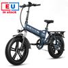 25KM/H High Speed Electric Fat Bike 35-50KM Mileage Dual Suspension E Bike With EU Warehouse Ready To Ship