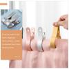 NUOLUX Aluminum Clothes Strong Pole Futon Set of Laundry Silver Clothespins, Alloy, Dryer, Clips, Clips, Clips, Large, 2, Indoor, Outdoor, Windproof,