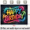 Party Backdrop Flat Graffiti Photo Booth Background Birthday Party Decor