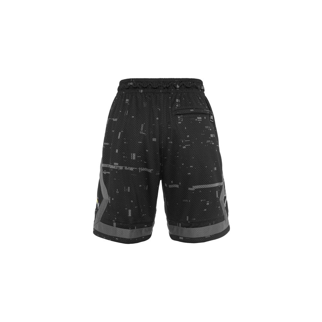Jordan Logo Printed Straight Loose Casual Shorts Men Bottoms Black AQ0621-010