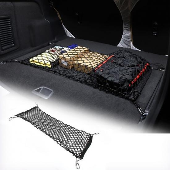 

Trunk Cargo Net Storage Elastic Mesh Organizer Bag For LR Discovery Sport 2024