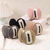 Korean Style Foldable Velvet Ear Warmers for Autumn/Winter - Windproof & Thickened Cold Protection Ear Muffs