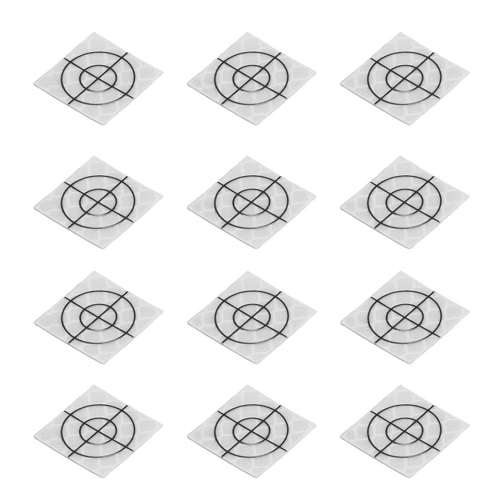 100 KS Samolepicí reflexní fólie Pryskyřičná odrazka Samolepky Záplaty pro totální stanici Měření