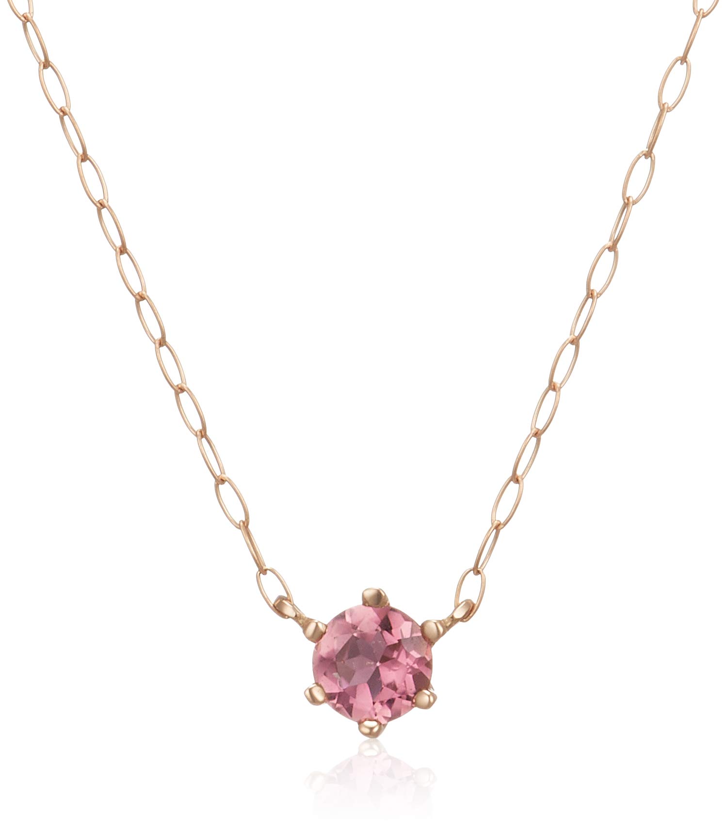

ESTELLE [WEB Exclusive] October Birthstone Tourmaline Necklace in 18K Pink Gold (0351-9591-0018-0000)