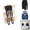 Undertale Sans Cosplay Set Mikina Šortky Dlouhé Ponožky Maska Rukavice Klíčenka**