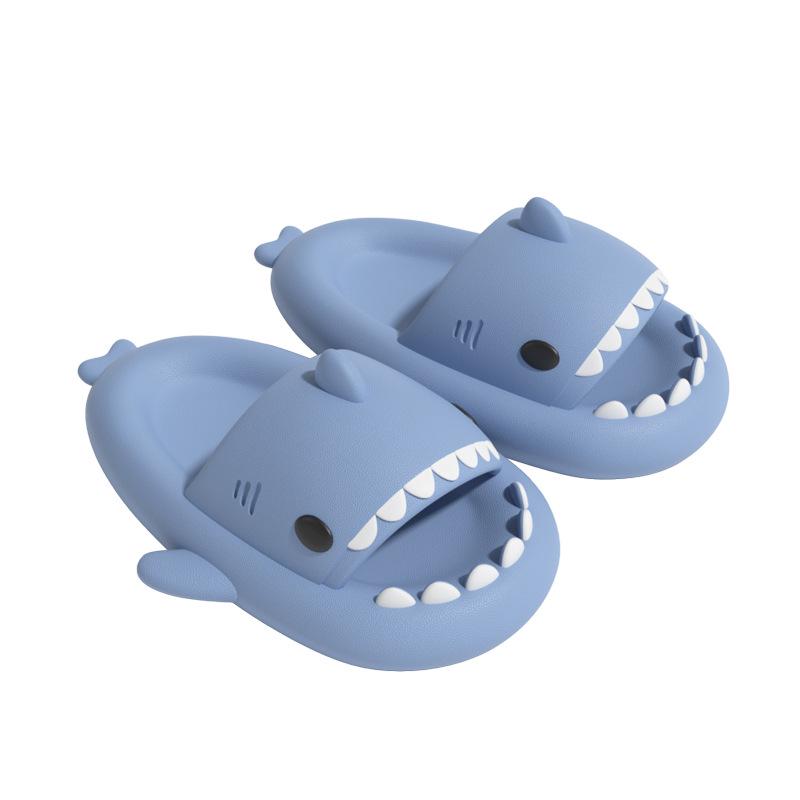 Shark II Cartoon Thick-Soled Non-Slip Summer Slippers for Kids & Babies