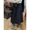 Women's Elastic Waist Polka Dot Midi Skirt A Line Skirt Loose Korean Casual Plus Size Flowy Skirt for All Body Types