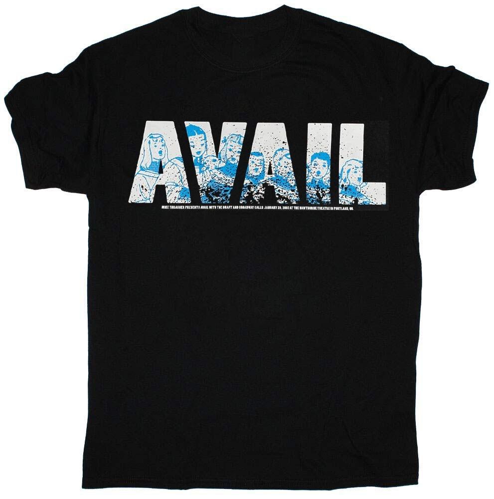 Rare AVAIL Band Avail January 2007 Shirt Unisex Concert S-5XL CM895 Unisex T-Shirt XXXL