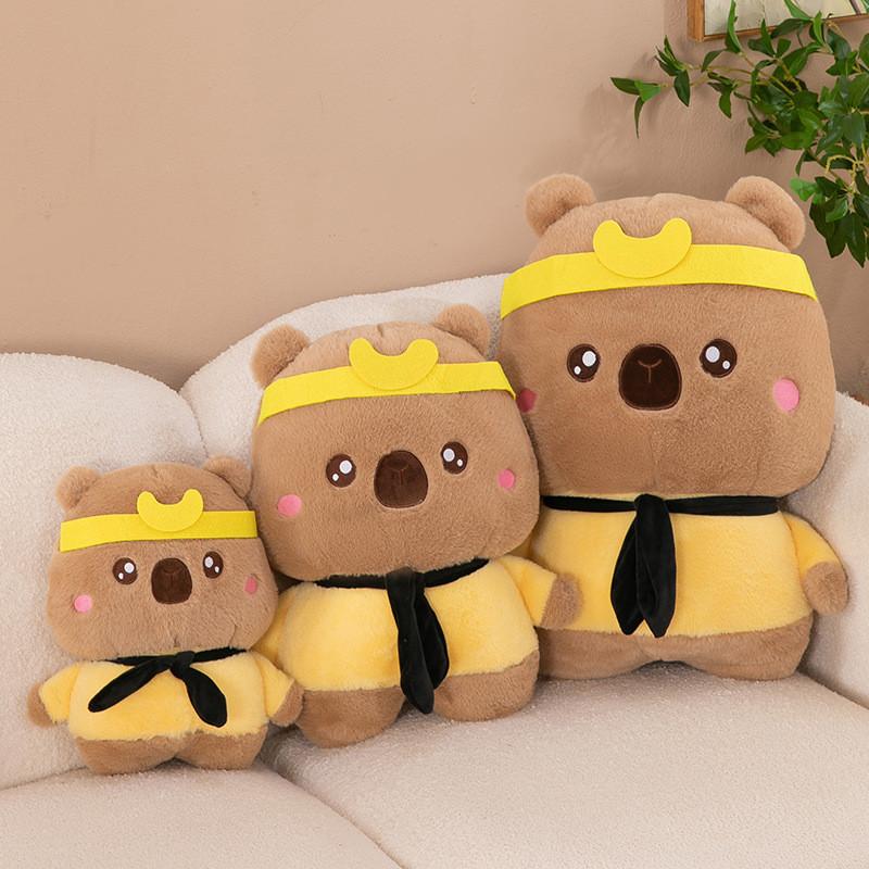 Adorable Capybara Plush Toy Featuring Wukong Pigsy And Tang Seng Perfect For Kids Gifts