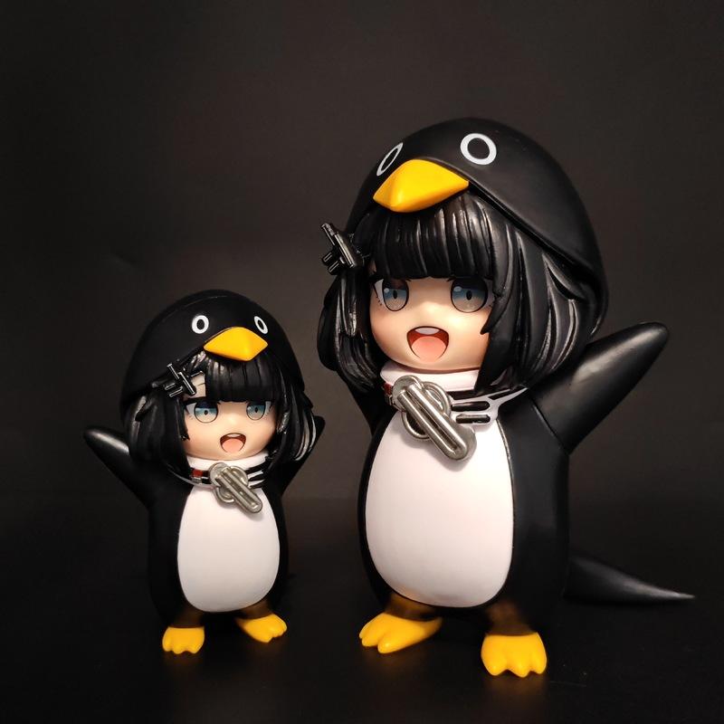 Arknights Endfield Cute Penguin Anime Figure Collectible Model Cartoon Peripheral Desktop Ornament For Collecting Enthusiasts