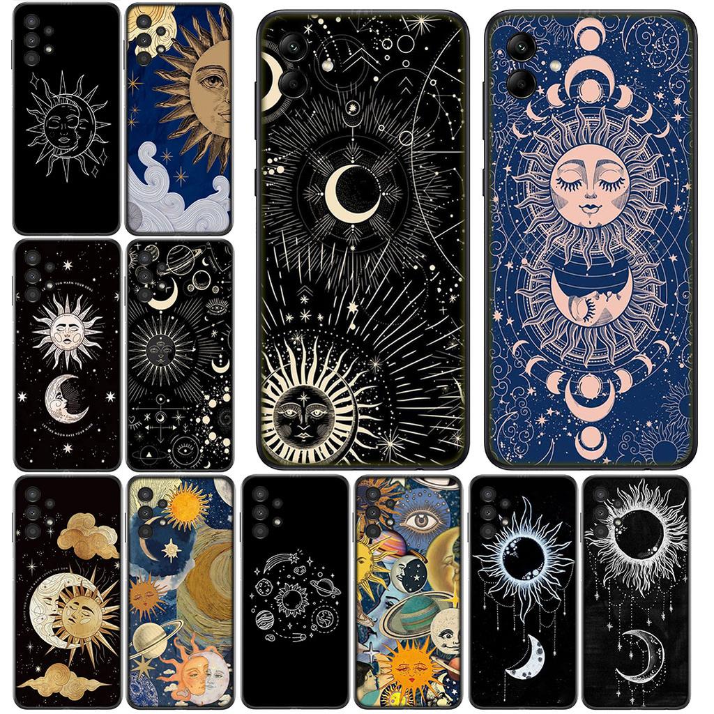 Protective Cover Sun Moon Funny Face Stars for Huawei P30 P20 Mate 20 10 Pro Lite Y7A Y8S Y7 Y9 Prime 2019 Phone Case
