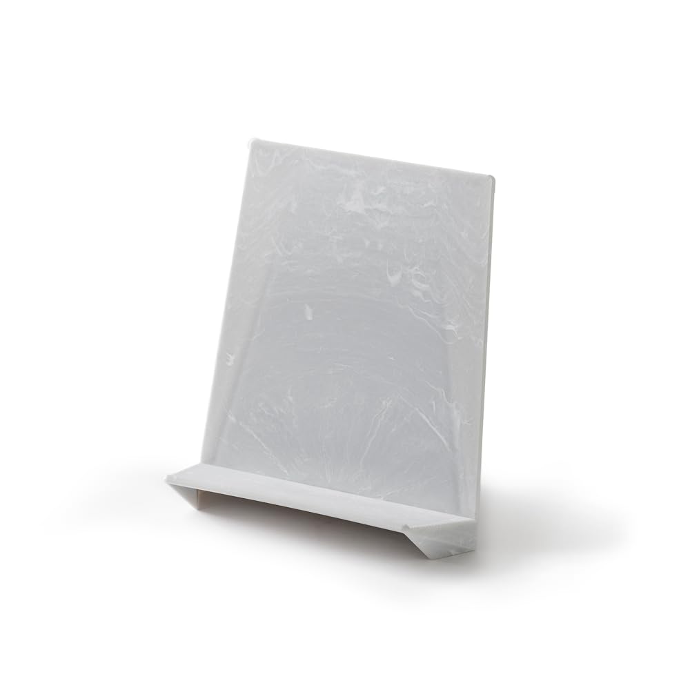 

ONOM Подставка для книг Покажите свои книги с помощью этого стильного, крутого и милого книгодержателя. Сделано в Японии и имеет мраморную обложку светло-серого и