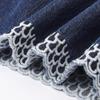 Demana Lyocell Cotton Blend Embroidered Wide-Leg Jeans