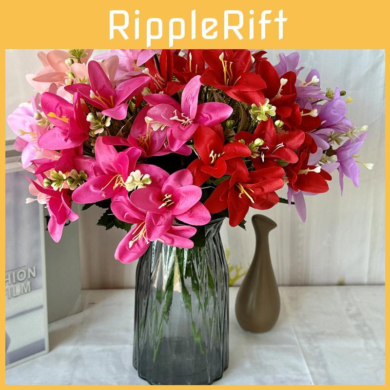 Simulated Lily Plants Wedding Hotel Restaurant Room Decoration Desktop Ornament