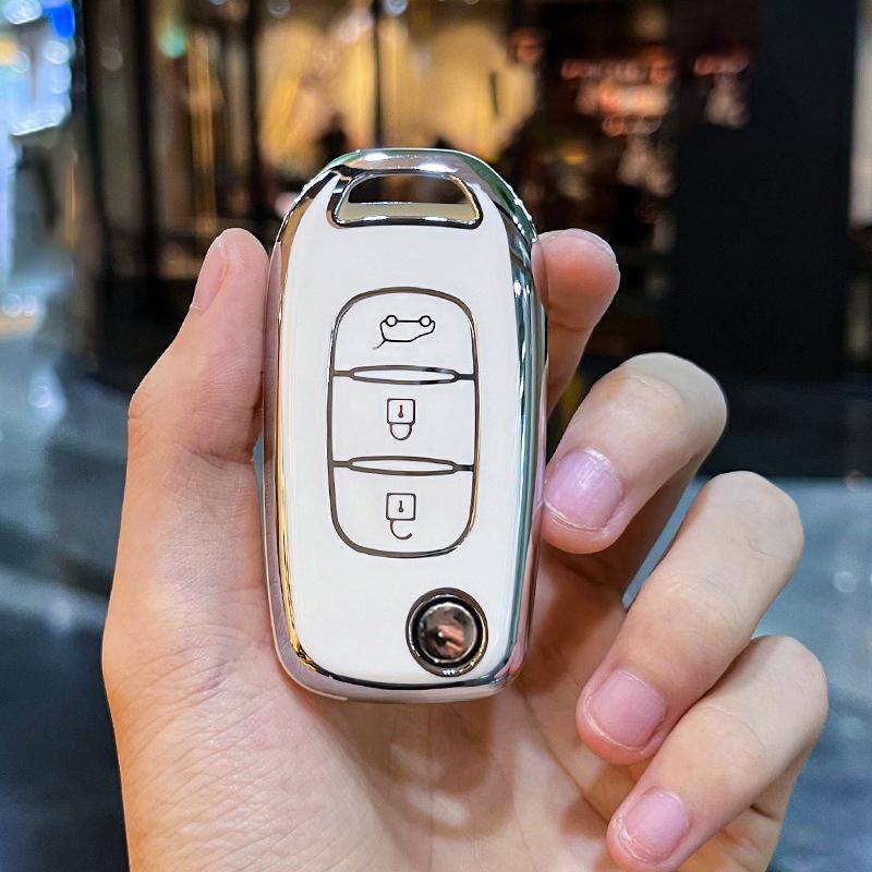 3 Button Tpu Car Key Case Cover Keyless Remote Fob Shell For Renault Kadjar Captur Symbol Koleos Megane
