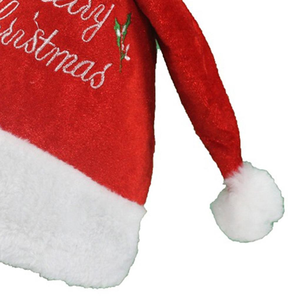 Christmas Hat Santa Hat Xmas Holiday Hat for Adults Kids Festival Holiday Gala