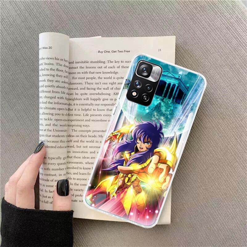 Saint Seiya Knights Of The Zodiac Handyhülle Für Xiaomi Redmi Note 11 12 14 13 Pro Plus 5G 14S 4G 12S 10 10S 11T Pro 11S 11E Coq