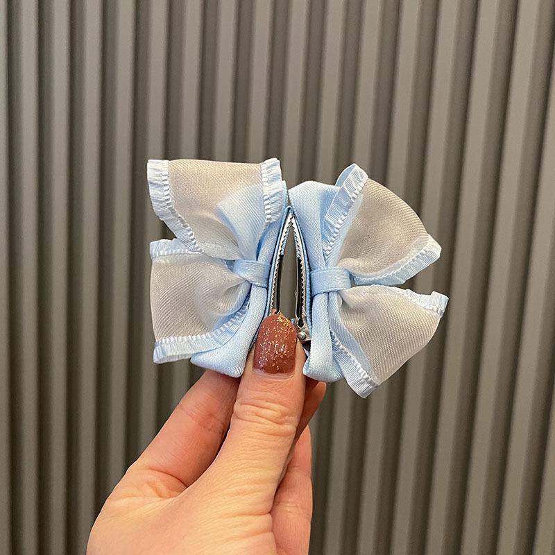 

3D Заколка-бант для волос - Принцессный головной убор для девочек: Милая детская заколка и боковой зажим