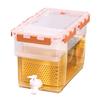 Beverage Dispenser with Tap Leak Proof Plastic Cold Drink Container with Spigot Large Capacity Pitcher for Refrigerator