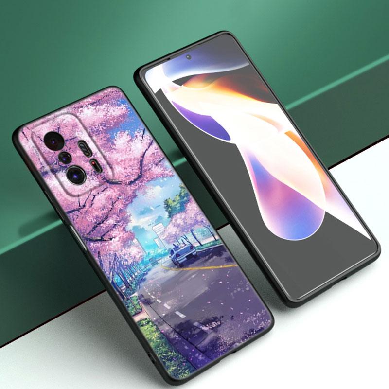 Umělecký Pixel Estetický Obal na Telefon Pro Xiaomi Mi A2 8 9 SE Note 10 10T 11 12 Lite 9T 11T 12S 12T Pro A3 6X 12X Měkký TPU Černý Kryt
