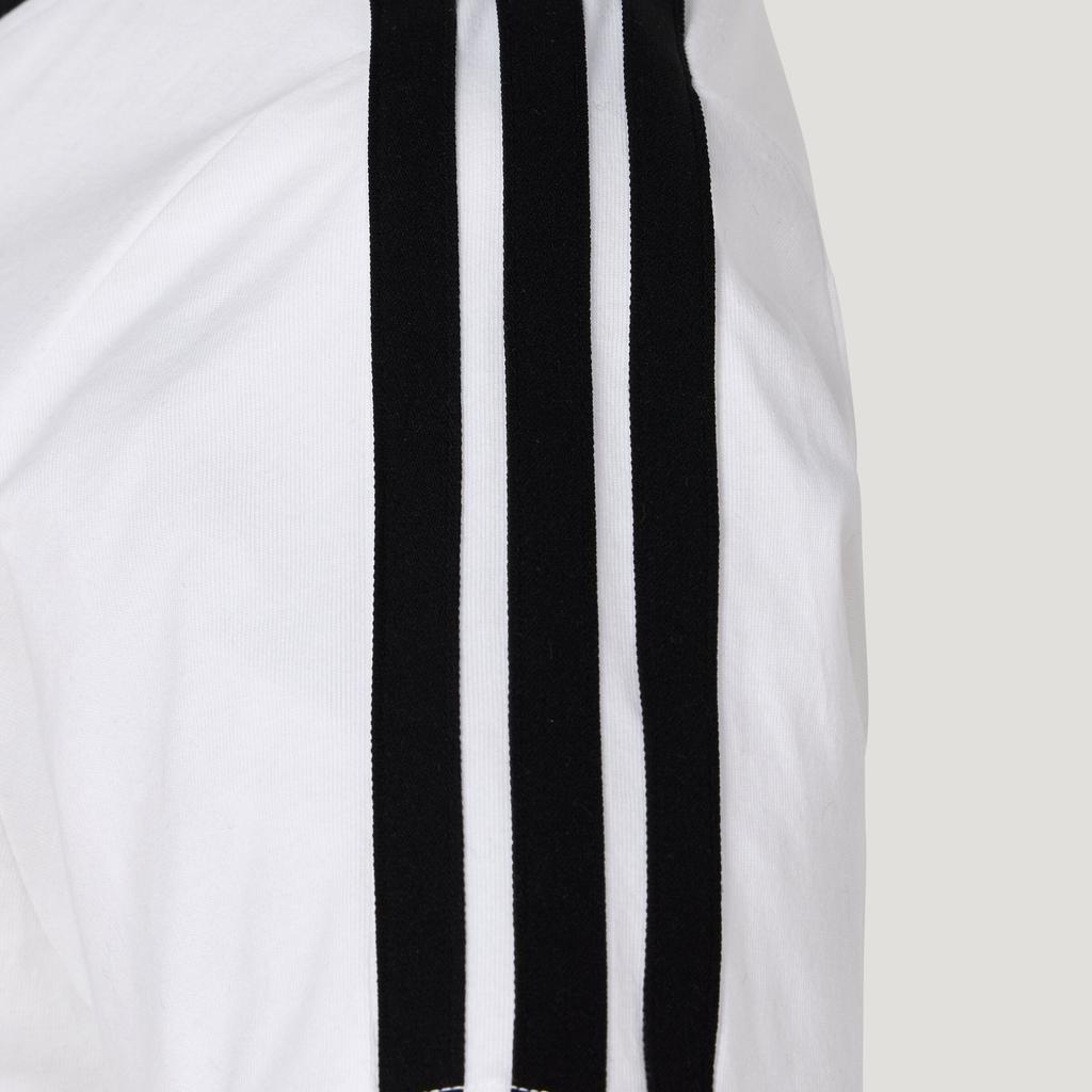 Adidas Dance T Shirts Women's White Crew Neck Moderate