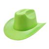 Halloween Party Colorful Cowboy Hat White Men's and Women's Light Cowboy Hat, Pink Cold Light Symphony Laser Hat