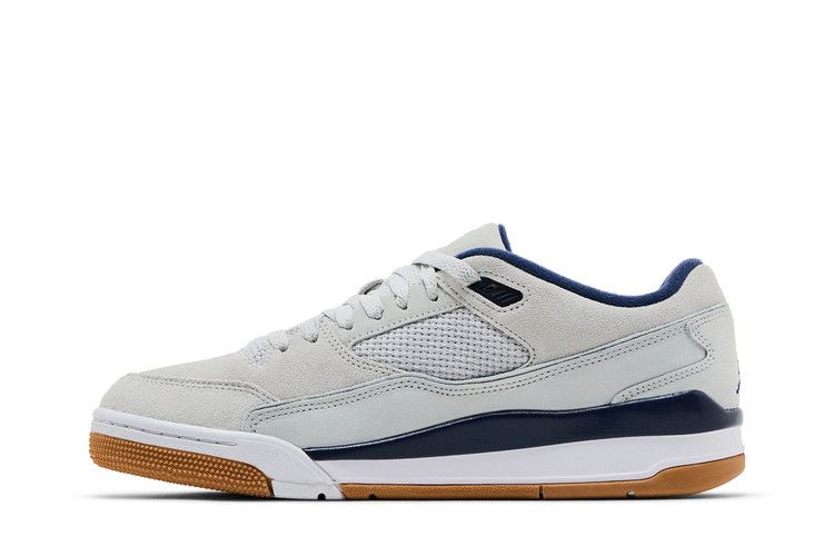 Men's Sneakers Jordan Flight Court Neutral Grey White Gum Light Brown Midnight Navy
