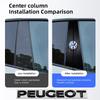 Car B-Pillar Center Column Decoration Cover Decals Accessorie For VW GTI Polo Golf Passat Touareg CC ID.3 B8 Tiguan Jetta T-ROC.SZ9