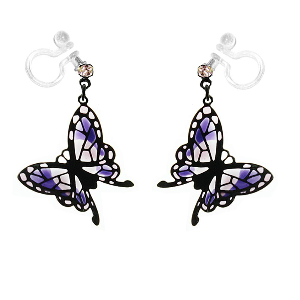 

Магазин Серьги Made in Metal Japanese Japanese Hair Purple E [Ювелирные изделия M], Серьги без отверстий, Женские, Детские, Аксессуары, Япония, Гипоаллергенные, Стильные,