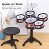 Children's Jazz Drum Set Toy for Ages 3-6: Early Music Education Percussion Instrument