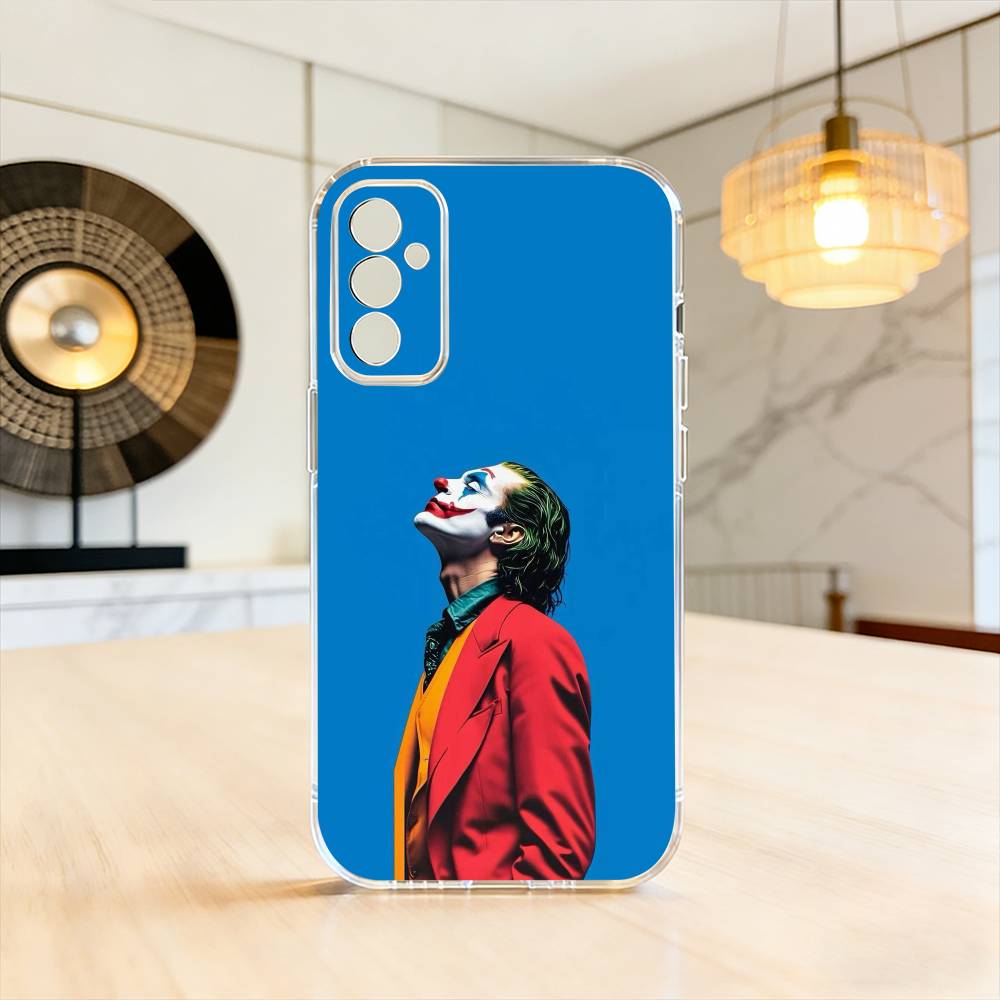Movie Joker Clown   Phone Case For SamsungA10,12,20,21S,30,31,40,50,51,52,70,71 Transparent Cover