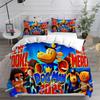 Dog Man Comforter Pillow Case Bedding Set Printed Bed Set Duvet Cover Sheet Pillowcase Bed Soft Quilt Cover Full Queen King Size