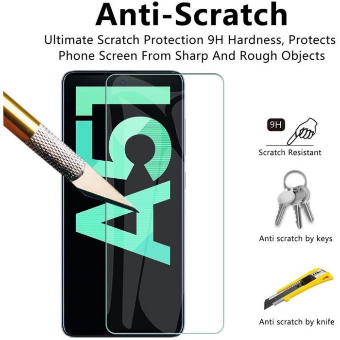 Film de protection - LittleMonkey - Samsung Galaxy A51 - Verre Trempé - 9H Dureté - Anti-Rayures