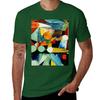 Farbenformen | Paul Klee Abstrakte Aquarellkunst T-Shirt Vintage Anime Erhaben Frucht des Webens Herren T-Shirts