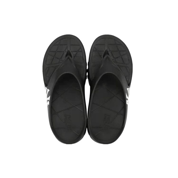 MLB Slipper Thick Sole Sports Comfortable Graffiti Non-Slip Flip Flops Unisex Footwear Black 32SHHW111-50L