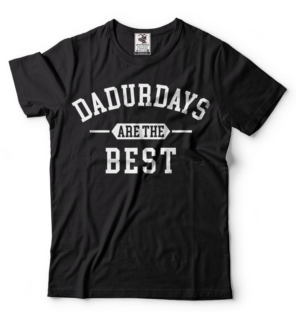 Fathers Day Mens T-shirt Dadurday Mens Funny T-shirt Daddy Dad Father shirt Unisex T-Shirt XXXL