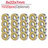10-20pcs Ball Bearings 608ZZ 685ZZ 688ZZ 608RS Deep Groove Miniature Bearings For Skateboard Scooter 3D Printers Bearings