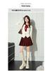 2025 College-Style Retro Pleated Wool Blend High-Waisted Midi Skirt - Slim and Visually Elongating