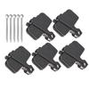 5 Pairs 30MM Mountain Bike Disc Brake Pads Resin SemiMetal Electromobile Brake Pads