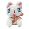 Big-Eyed Cat Plush Keychain & Earphone Case Pendant