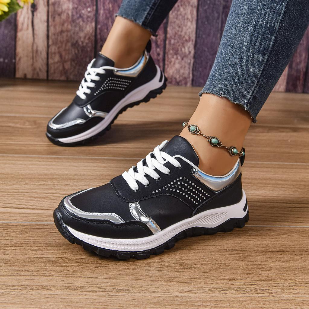 Europejskie i amerykańskie buty sportowe i rekreacyjne dużych rozmiarów letnie nowe buty na platformie casualowe buty sznurowane sportowe