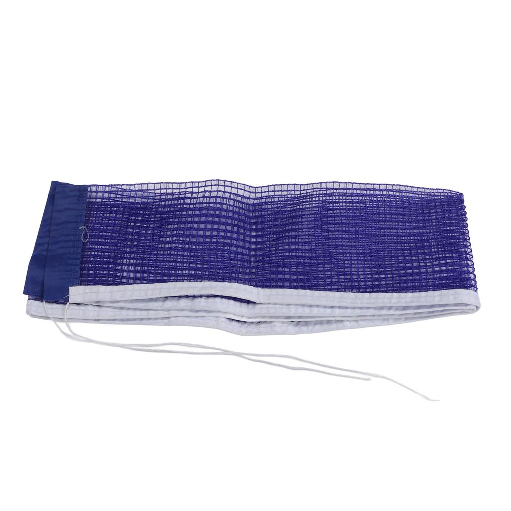 Tischtennisnetz für Kinder und Erwachsene, 180 cm Länge, 15 cm Höhe, blaues Tischtennisnetz mit 2 Halterungen