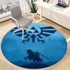 1 Stück Legend of Zelda Büro Runder Teppich, Schlafzimmer Wohnzimmer Heimdeko, Zimmer Deko, Offic a1016220