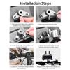 RC RC2 Remote Control Bike Holder 360° Rotatable Bar Hand Mount RC Holder for DJI Mini 3 4 Pro Drone Accessory