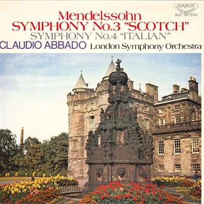 LP Record MENDELSSOHN CLAUDIO ABBADO LONDON S  Symphony No.3 In A Minor Op56scot SLC2101 LONDON 1971 Japan Obi Classical Used