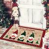 VIKAMA Christmas Decorative Floor Mat, Entrance Welcome Mat, Indoor and Outdoor Carpet, Home Decoration, Happy New Year 2026