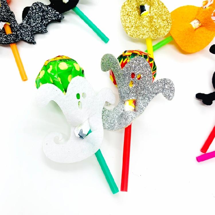 30Pcs Halloween Candy Holder Card Lollipop Candy Chocolate Decoration Cards