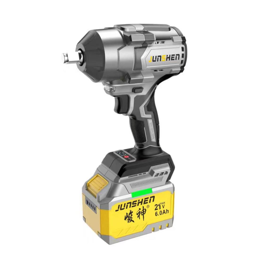 

High Torque Rechargeable Brushless Electric Impact Wrench 1000N for Woodworking & Auto Repair Wrench Bare Tool (Plastic Box)