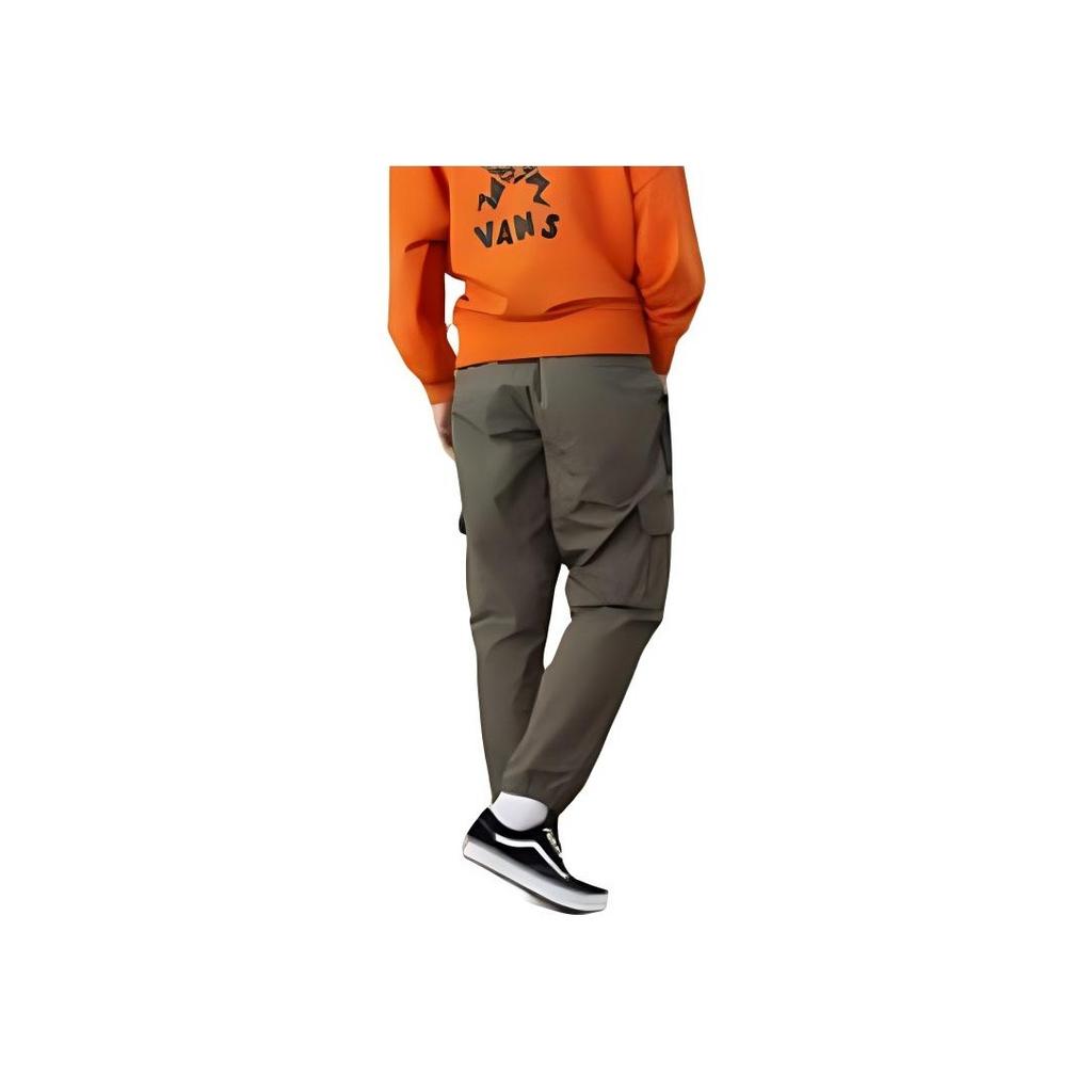 Vans Solid Color Elastic Durable Loose Fit Cargo Knit Sports Pants Men Pants Green VN0A54HLKCZ