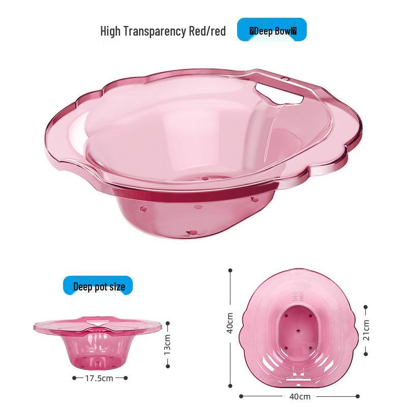Poporodowa i dla osób starszych miska do mycia bidetowego na hemoroidy i do higieny